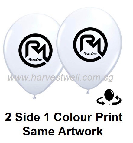 [300 pieces] Balloon Logo Printing 1 Side 1 Colour
